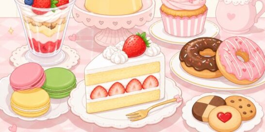 デザートのイラスト