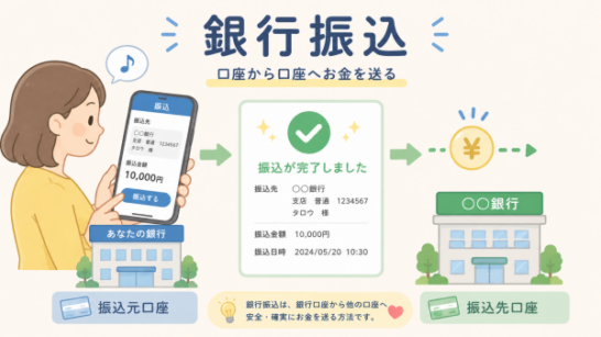銀行振込のイメージ