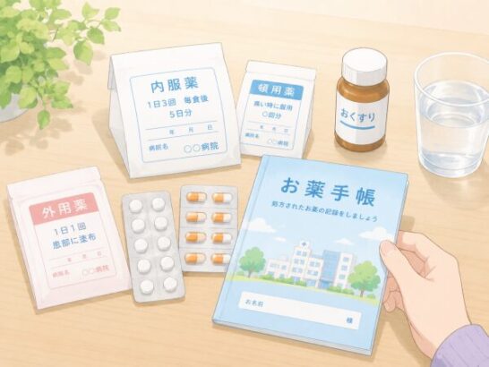 薬とおくすり手帳のイメージ