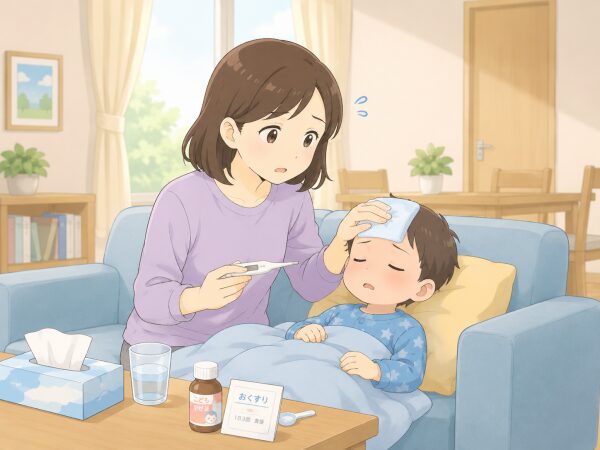 子供の急病のイメージ
