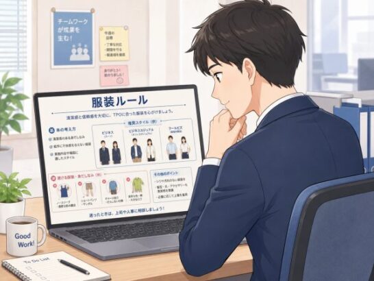 オフィスで服装ルールの確認