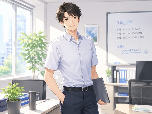 男性のクールビズイメージ