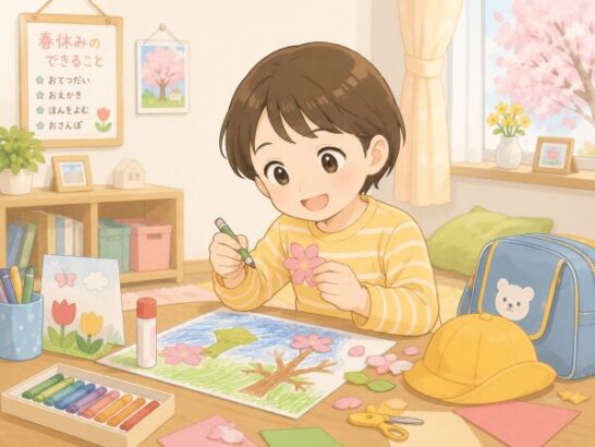幼稚園の春休みイメージ