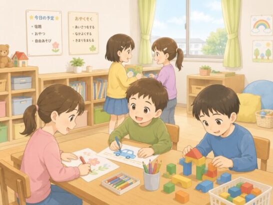 学童保育の子供達