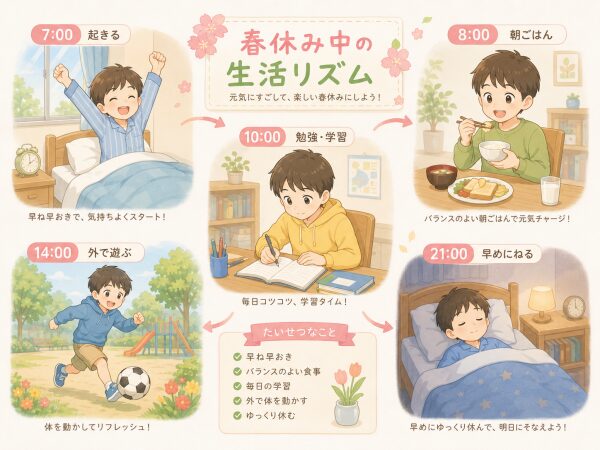 生活リズムのイメージ