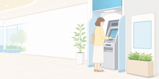 ATMのイラスト
